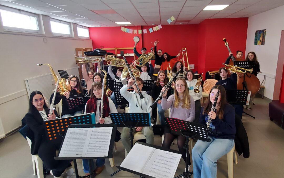La classe-orchestre 4è, à Waiblingen pour le Jumelage